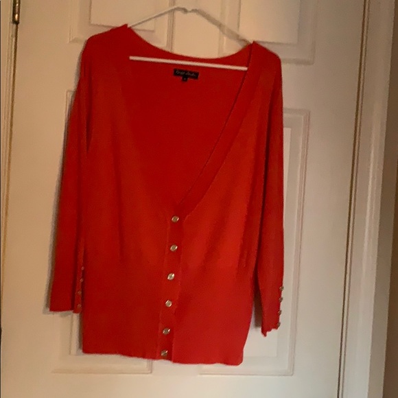 Barely Worn Peach Button Detail Cardigan - Picture 6 of 6